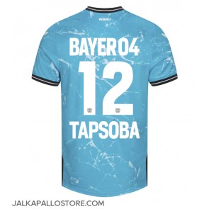 Bayer Leverkusen Edmond Tapsoba #12 Kolmaspaita 2023-24 Lyhythihainen